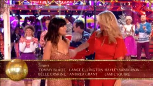 belle erskine singer bbc strictly come dancing christmas special 2018